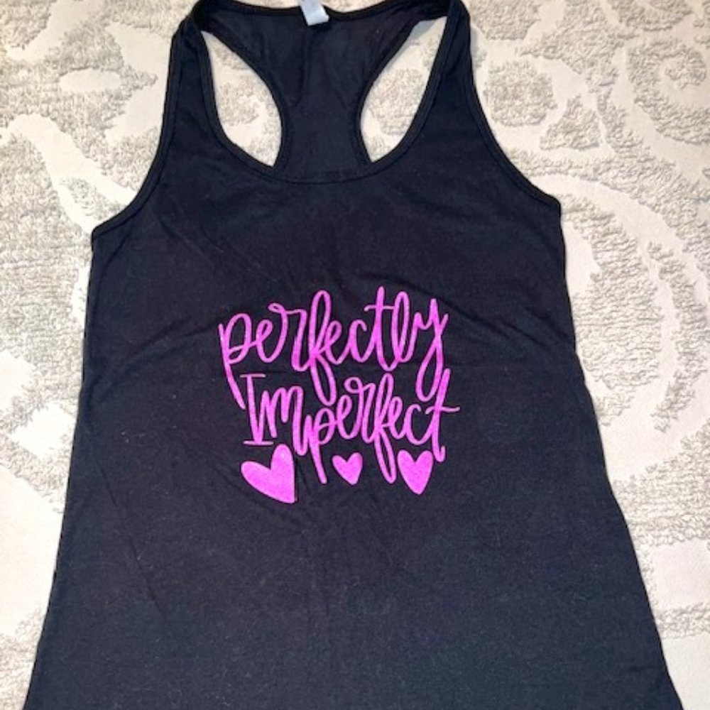 Perfectly Imperfect racerback tank size small